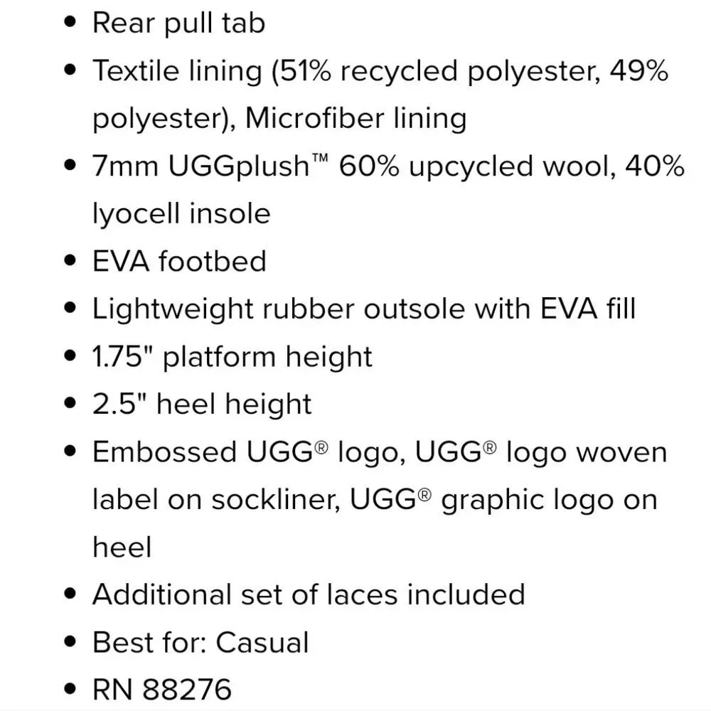 Ugg Brisbane Lace-Up Boots‎